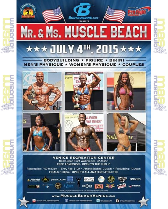 Xisco Serra, Cartel Muscle Beach 2015