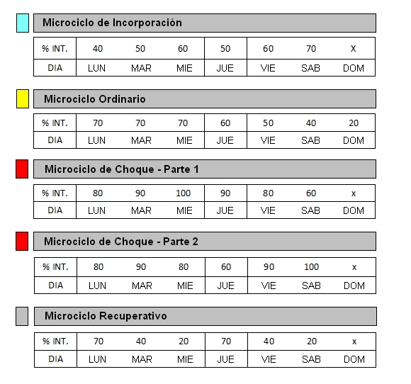 Periodización del Entrenamiento