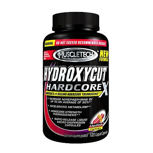 Envase de Hydroxycut® Hardcore X