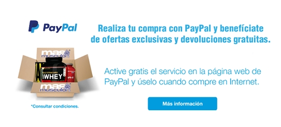 Compra con PayPal en MASmusculo